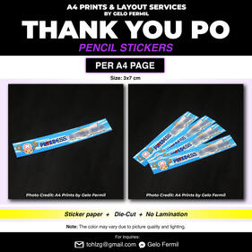 Pencil Stickers