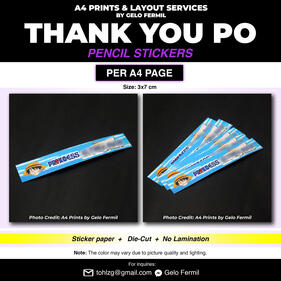 Pencil Stickers