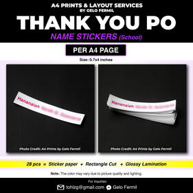 Name Stickers