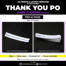 Name Stickers