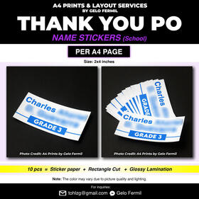 Name Stickers